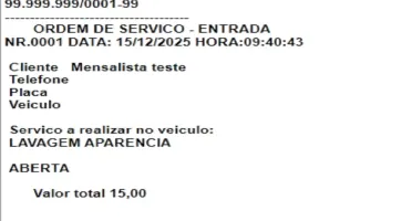 Sistema Software Programa Estacionamento E Lava Jato