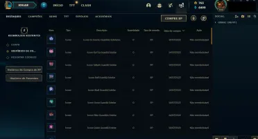Conta Lol Platina Varias skins vitoriosas.