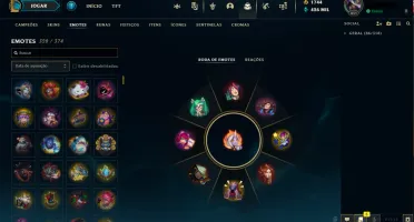 Conta de 2016 - 761 Skins - Platina 1