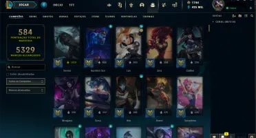 Conta de 2016 - 761 Skins - Platina 1