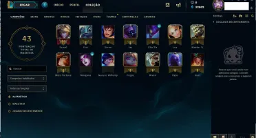 Conta unranked lvl 30 - com 32.000EA