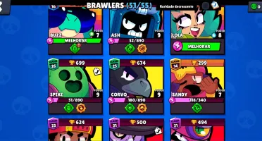 Conta brawstars 24k troféus