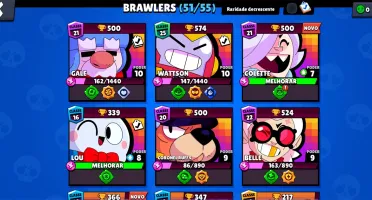 Conta brawstars 24k troféus