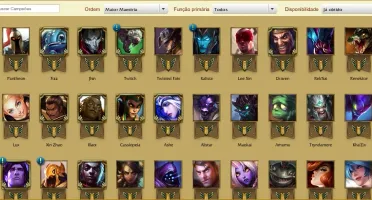 Conta GOLD V 121 CHAMPS 90SKINS