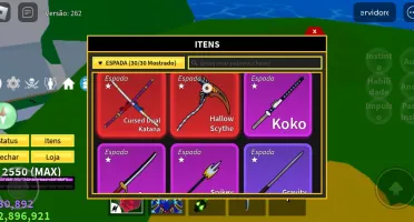 Conta Blox Fruit (V4,Cdk,Mini Yoro,Kitsune...)