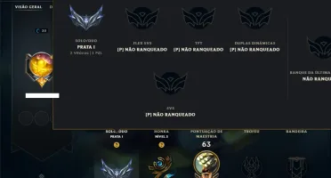 Prata 1 com 45 Champs e 45 Skins