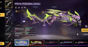 Conta de free fire gemada e barata