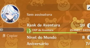 Conta - AR 59 - 16 Personagens 5* - 4 Arcontes - 11 Armas 5*