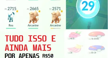 Pokemon GO (350 POKEMONS POR $70.)