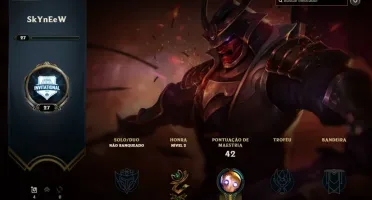 Conta League Of Legends criada em 2014