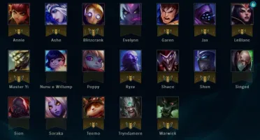Conta League Of Legends criada em 2014