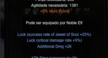Megamu Itens Elf Topados