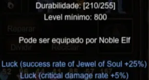 Megamu Itens Elf Topados