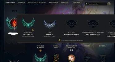 Conta League of Legends + Valorant