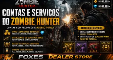 Contas E Serviços Zombie Hunter