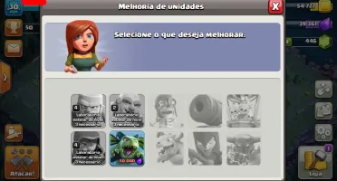 CONTA CLASH OF CLANS CV 5 COM TROCA DE NICK DISPONIVEL