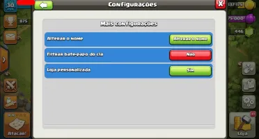 CONTA CLASH OF CLANS CV 5 COM TROCA DE NICK DISPONIVEL