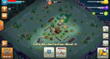 CONTA CLASH OF CLANS CV 5 COM TROCA DE NICK DISPONIVEL