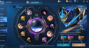 Conta Mobile Legends + Vários Heróis e Skins