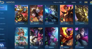 Conta Mobile Legends + Vários Heróis e Skins