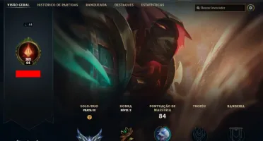 Conta de LoL com 3 skins prestígios