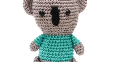 Coala de Camisa Verde em Amigurumi