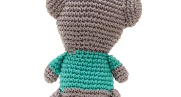 Coala de Camisa Verde em Amigurumi