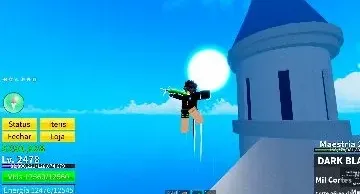 Conta Blox Fruits Dark Blade + 2X Money | 7.390 Robux Gastos