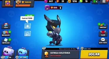 Conta brawl stars 14k e shely estelar e 29 brawlers