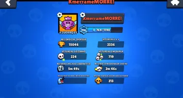 Conta brawl stars 14k e shely estelar e 29 brawlers