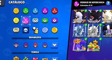 Conta Brawl Stars Com Skins Muito Raras!