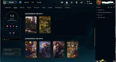 SMURF CRIADA EM 2013 (4 SKINS VITORIOSAS)