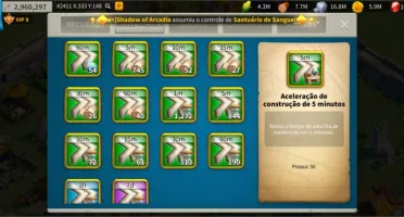 Conta Rise Of Kingdom Server 2411 (iniciante)