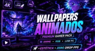 đ„ Pack Wallpapers Animados Premium | Rgb + Anime + FĂ© Liso