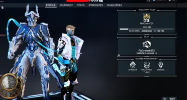 Conta warframe mr30 endgame