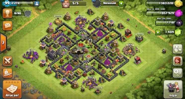 Conta clash of clans C9 barata!!!
