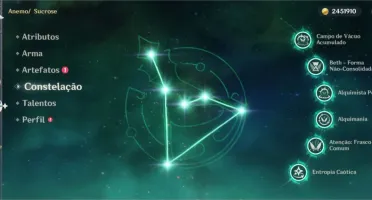 AR 54 - XIÃO, DILUC C1, ALBEDO, MONA E QIQI + 3 ARMAS 5*