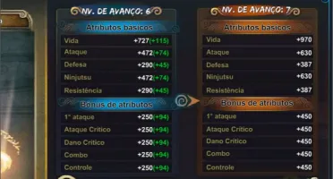 Conta Naruto Online