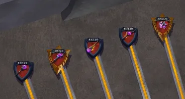 CONTA ALBION-70M PRATA-SKIN DRUIDA-530FAMA PVE-COLETA T8