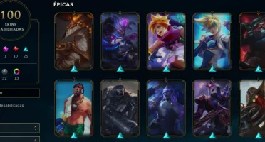 LOL - Full Acesso - LVL 152 - 130 Champions - 100 Skins