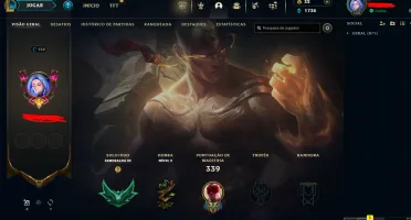LOL - Full Acesso - LVL 152 - 130 Champions - 100 Skins