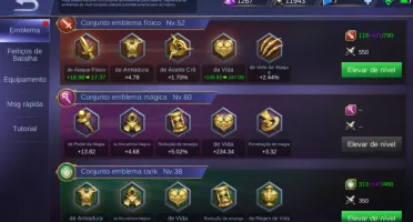 Conta Mobile Legends - Emblema magico 60
