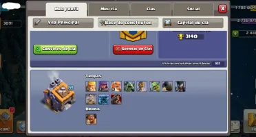 Vendo conta de Clash of Clans CV11 top!!!