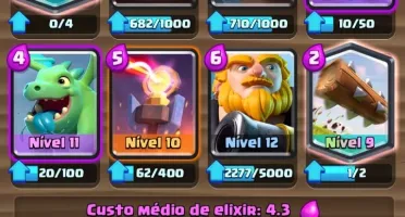 Conta Clash Royale nv 10 muitas lendárias