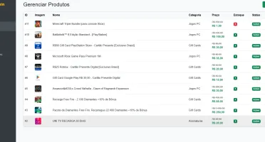 Script PHP Loja de Códigos de Acesso + Pagamentos Integrados