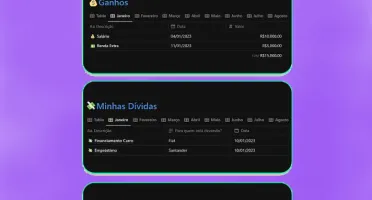 Planilha Gestão de Dinheiro - Promoção