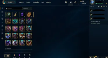Vendo ACC LOL 424 Skins