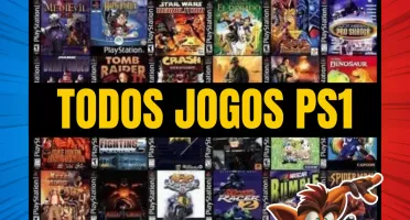 Pack Emulador de PS1 para PC + Coleção Completa de Jogos!