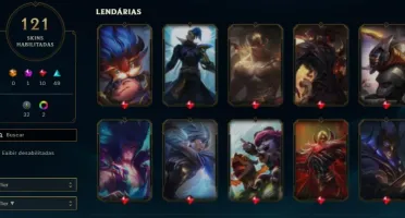 Conta League of Legends com todos o campeões