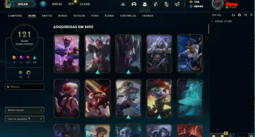 Conta League of Legends com todos o campeões